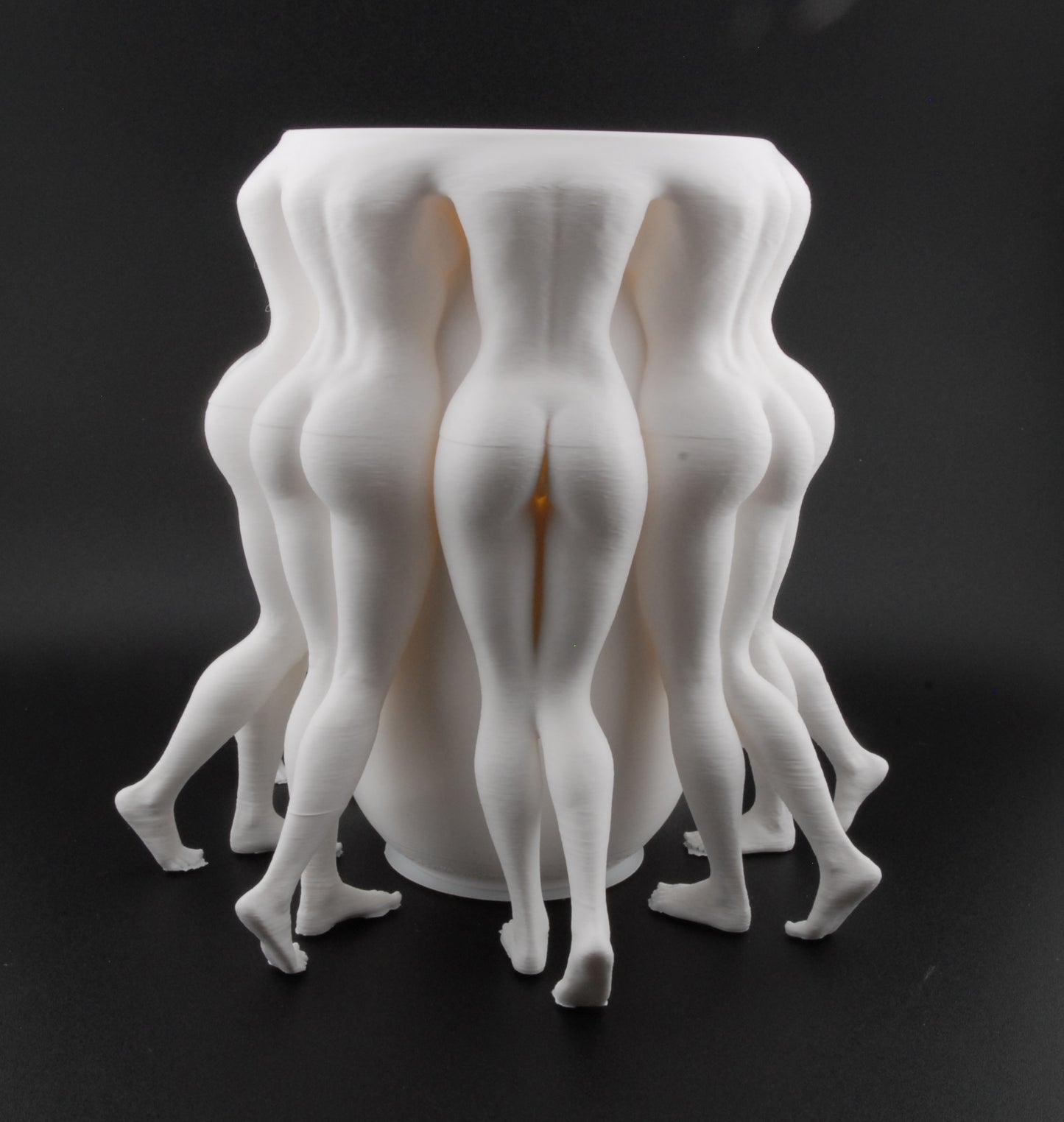 Legs for Days Planter – Erotic Body Vase | Funny Adult Home Décor | 3D Printed Naughty Planter in Black or White