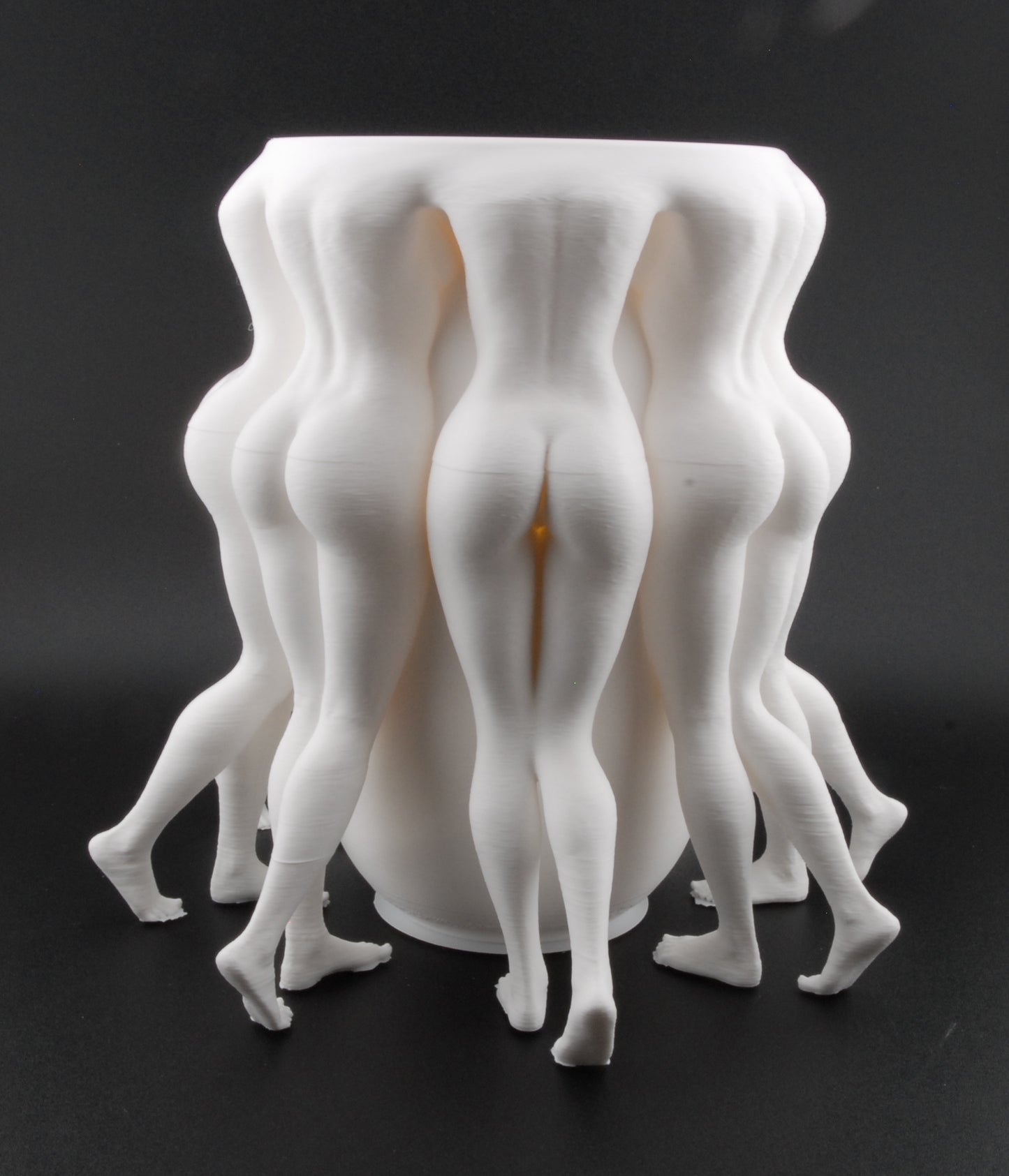 Legs for Days Planter – Erotic Body Vase | Funny Adult Home Décor | 3D Printed Naughty Planter in Black or White