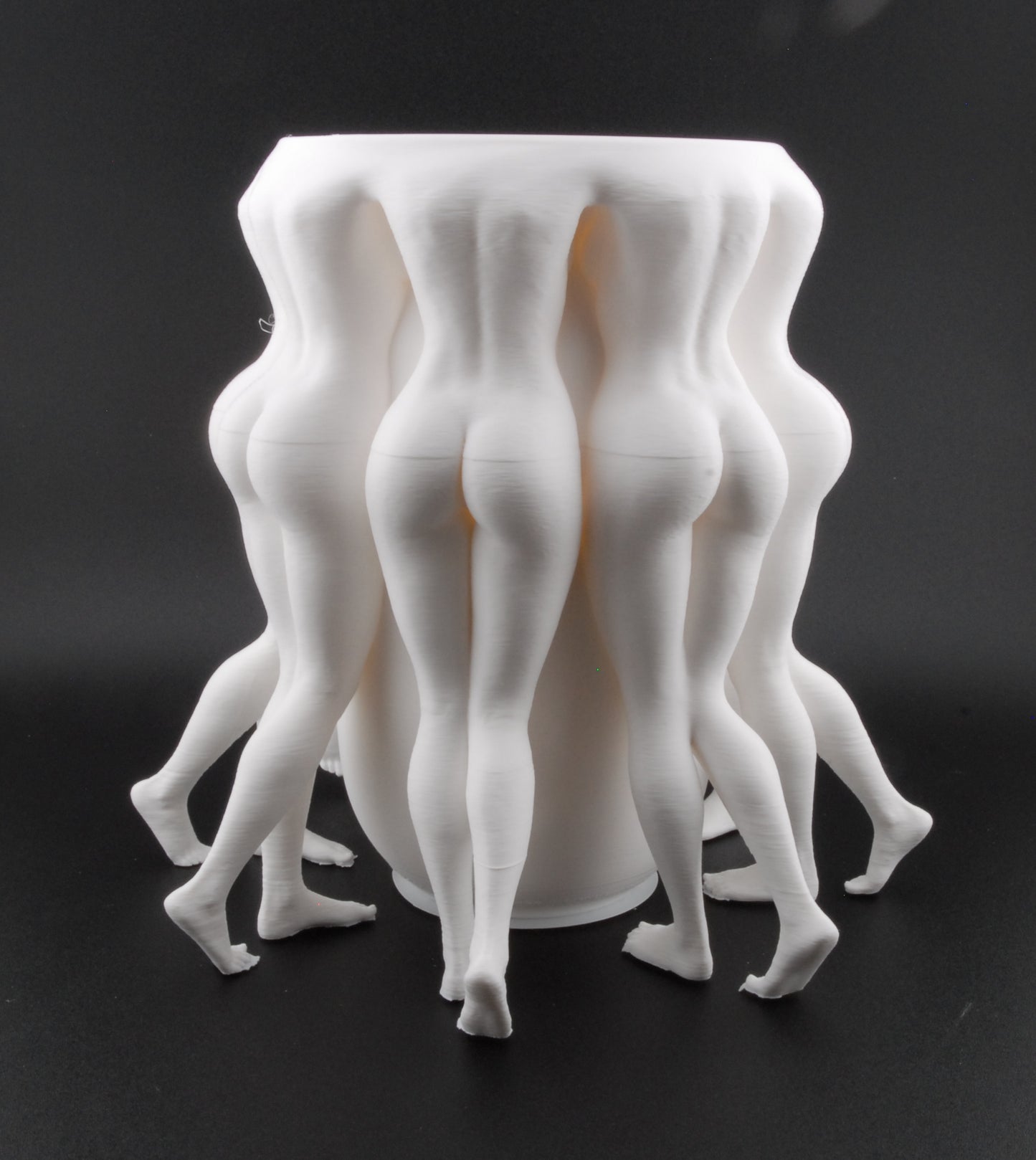 Legs for Days Planter – Erotic Body Vase | Funny Adult Home Décor | 3D Printed Naughty Planter in Black or White