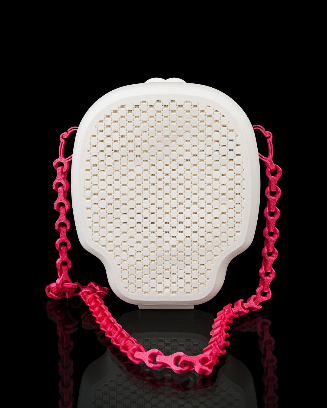 The Calavera Purse – Skull Mesh 3D Printed Crossbody Bag | Gothic Skull Purse with Custom Strap Length