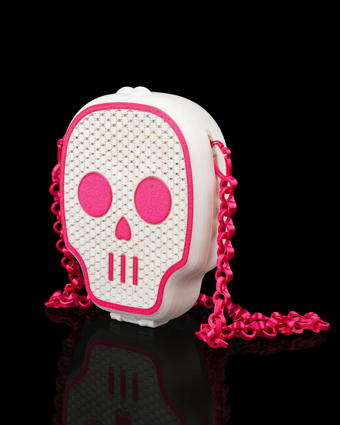The Calavera Purse – Skull Mesh 3D Printed Crossbody Bag | Gothic Skull Purse with Custom Strap Length
