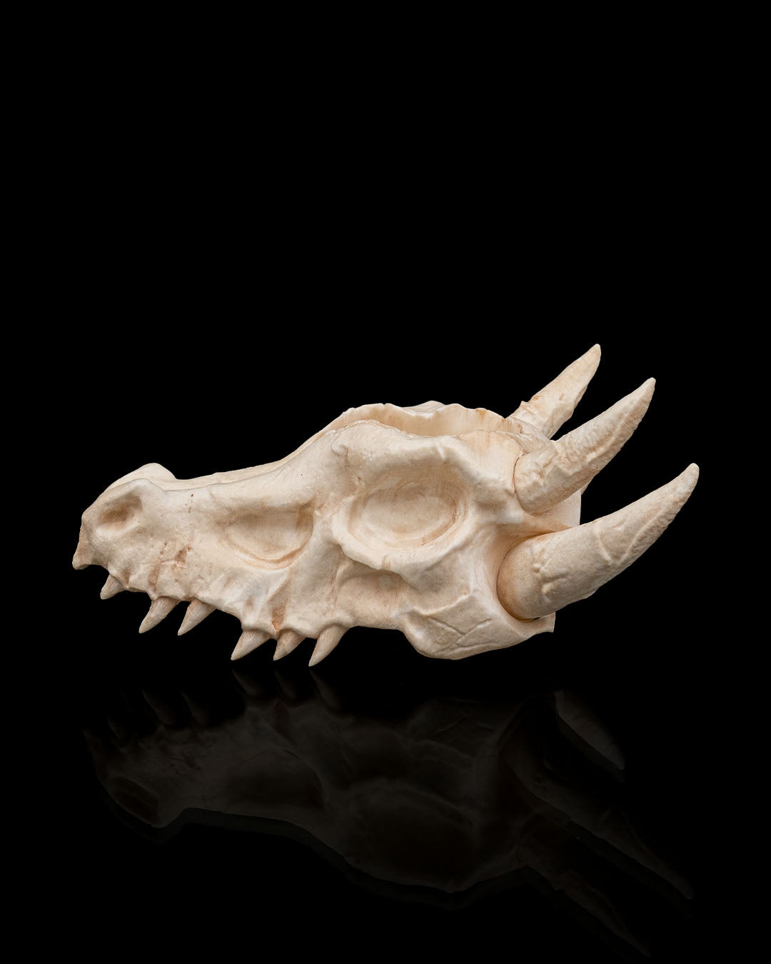 Deathroot Skull Dragon Planter – Gothic Fantasy Skull Pot | 3D Printed Mythical Home & Garden Décor (3 Sizes)