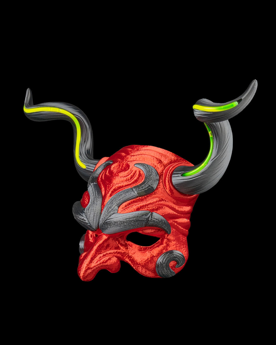 Devilight Demon Mask – Masquerade Macabre Collection | 3D Printed Halloween Cosplay Mask & Gothic Wall Decor