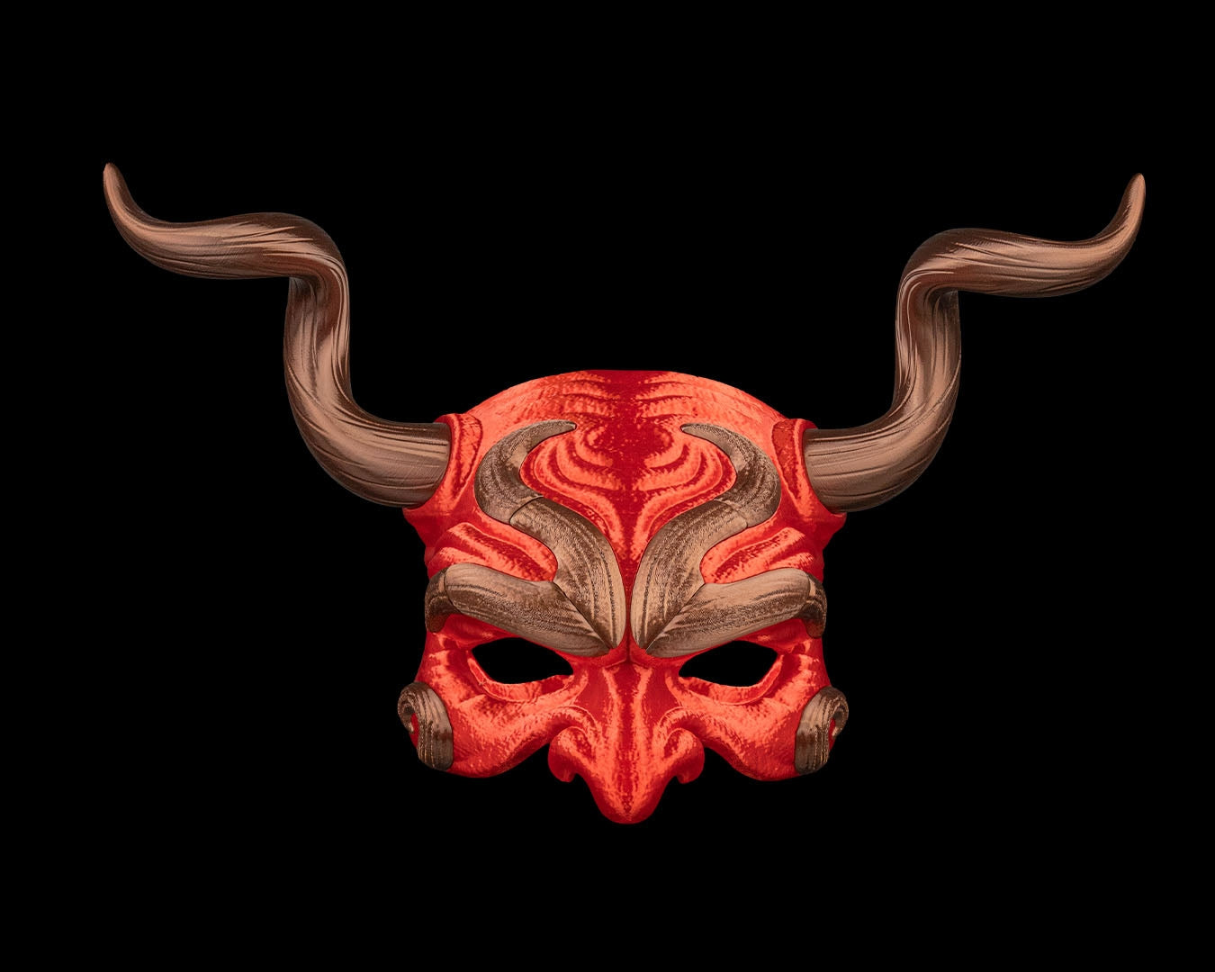 Devilight Demon Mask – Masquerade Macabre Collection | 3D Printed Halloween Cosplay Mask & Gothic Wall Decor