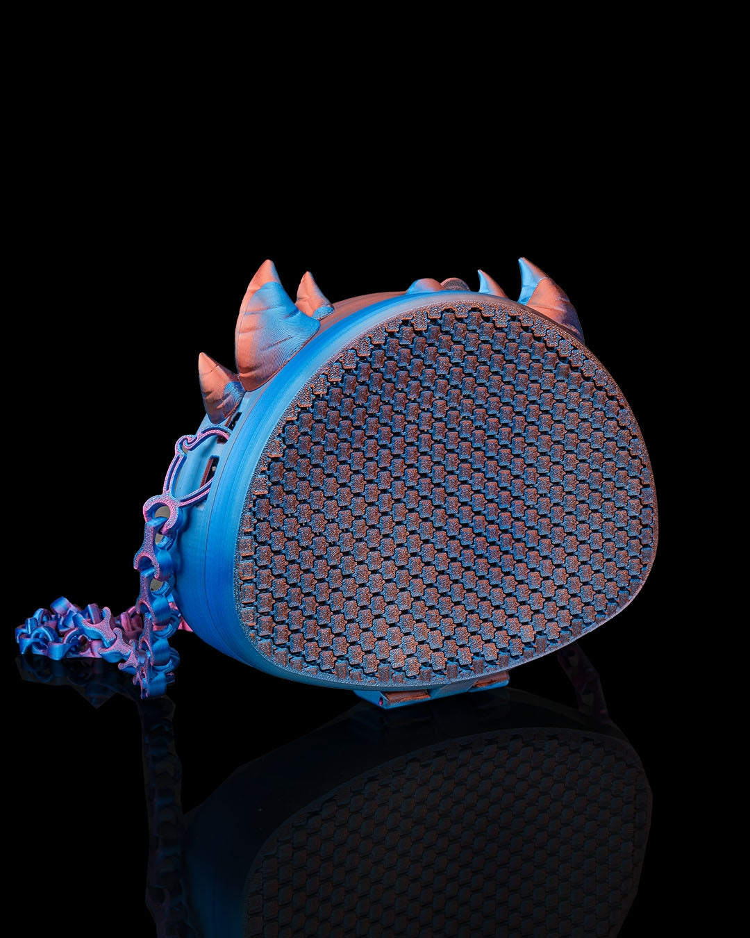 The Dragopack – Spiked Mesh 3D Printed Crossbody Purse | Dragon-Inspired Fantasy Bag with Custom Strap Length