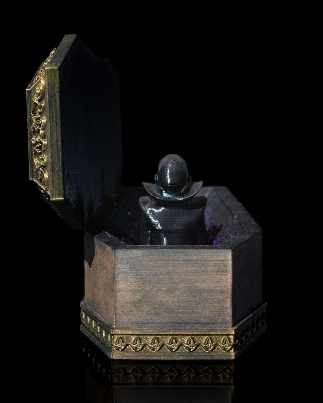 Dracula’s Slumber Vampire in Coffin Halloween Display