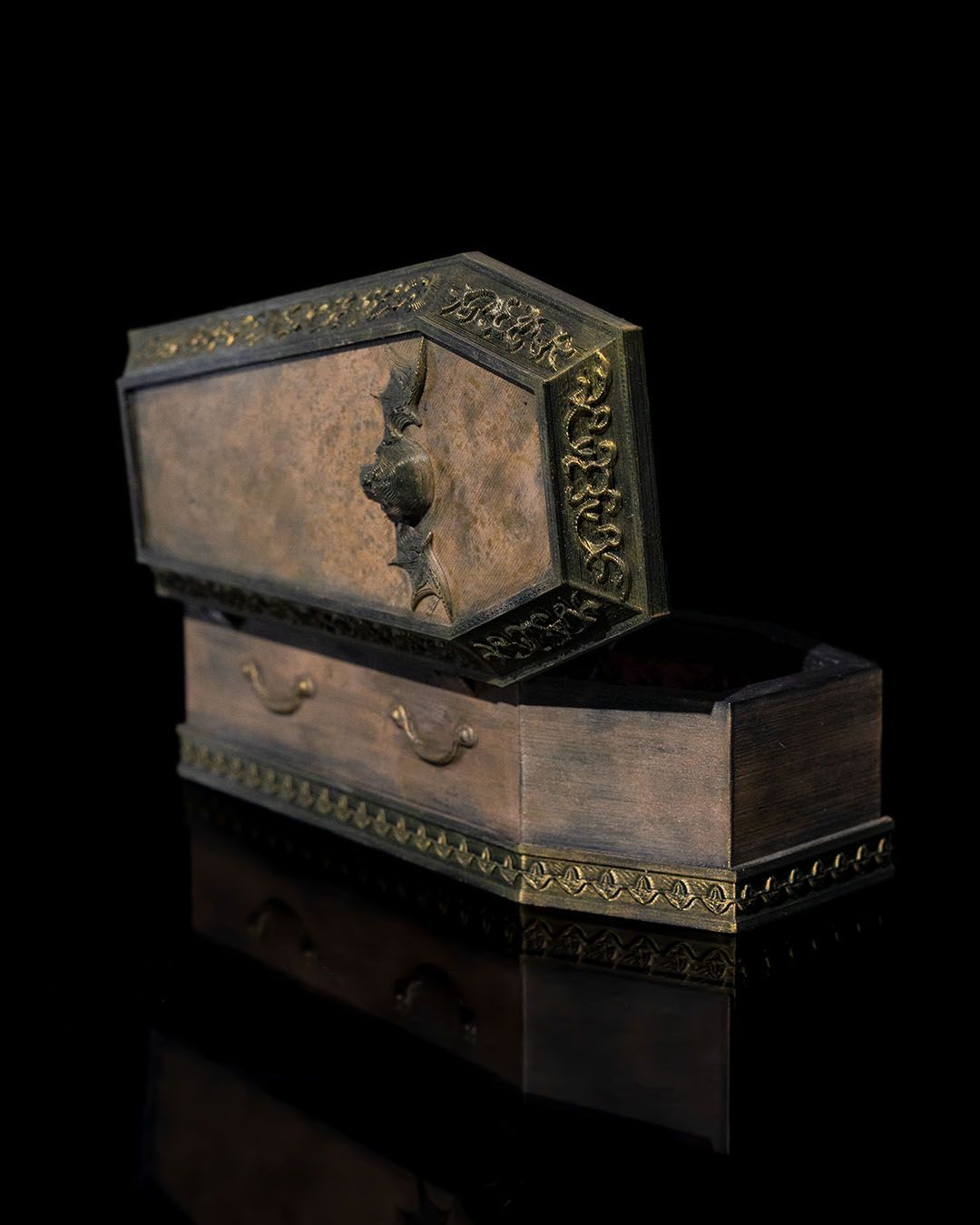 Dracula’s Slumber Vampire in Coffin Halloween Display