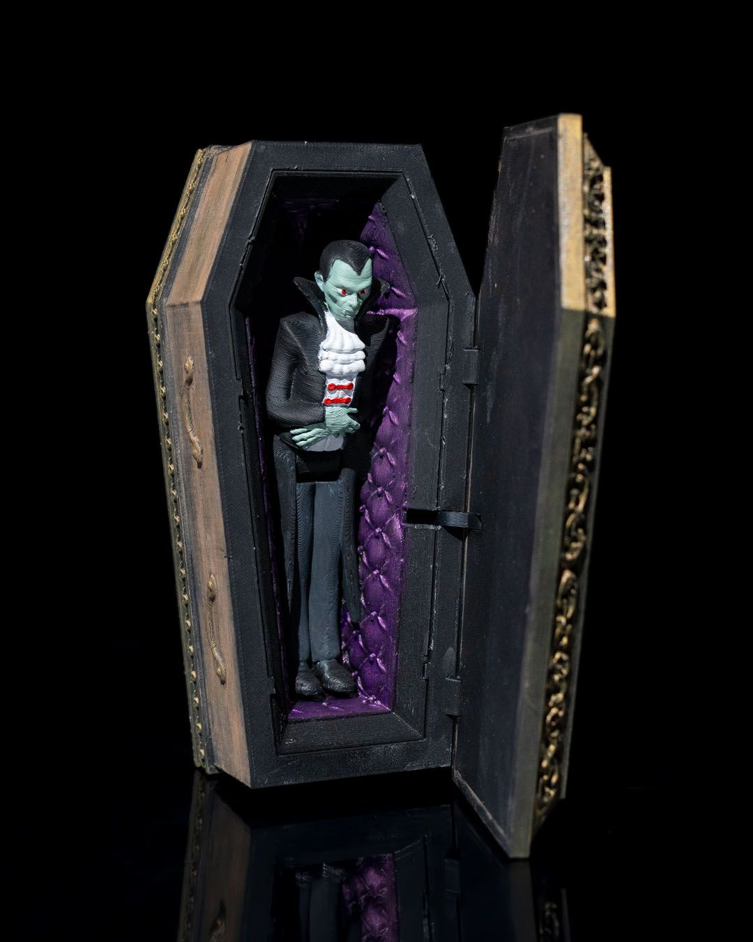 Dracula’s Slumber Vampire in Coffin Halloween Display