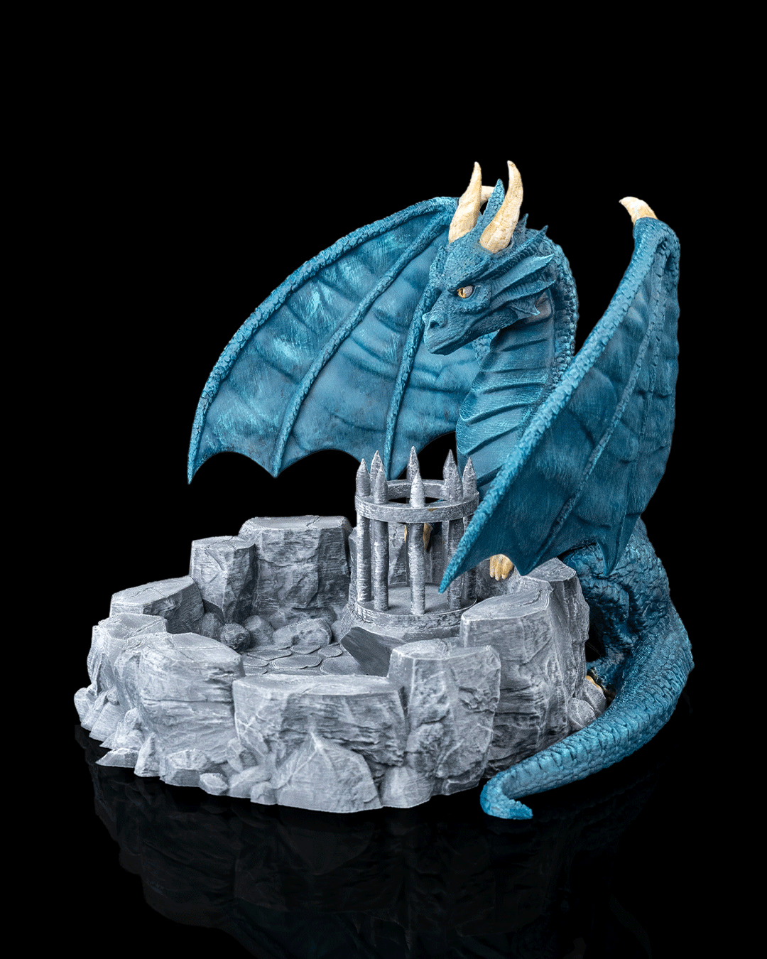 Blue Dragon Dice Guardian RPG Dice Holder