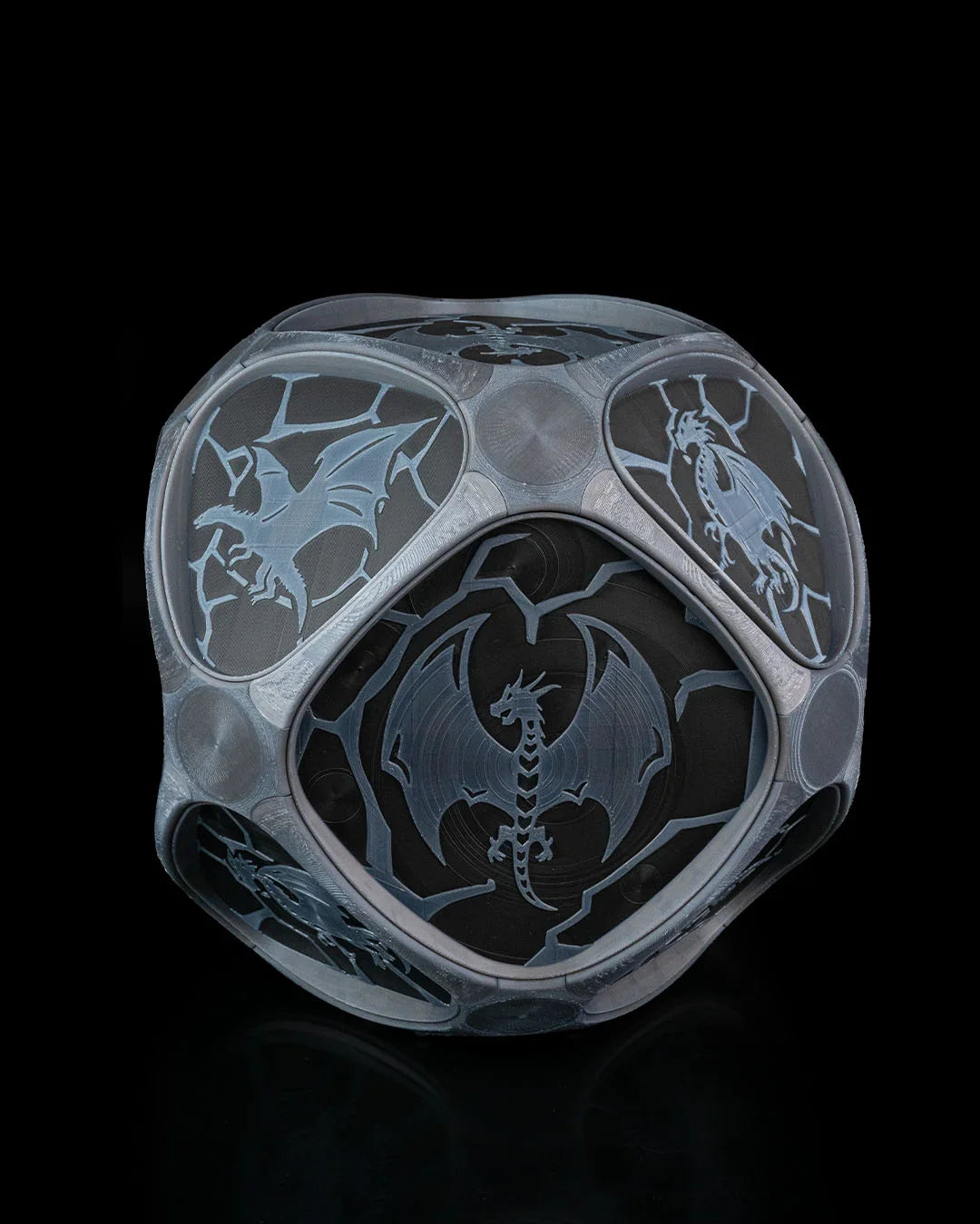 Dragon Pattern Pet Pod – For the Fiercely Cuddly - Fusion Layer 3D