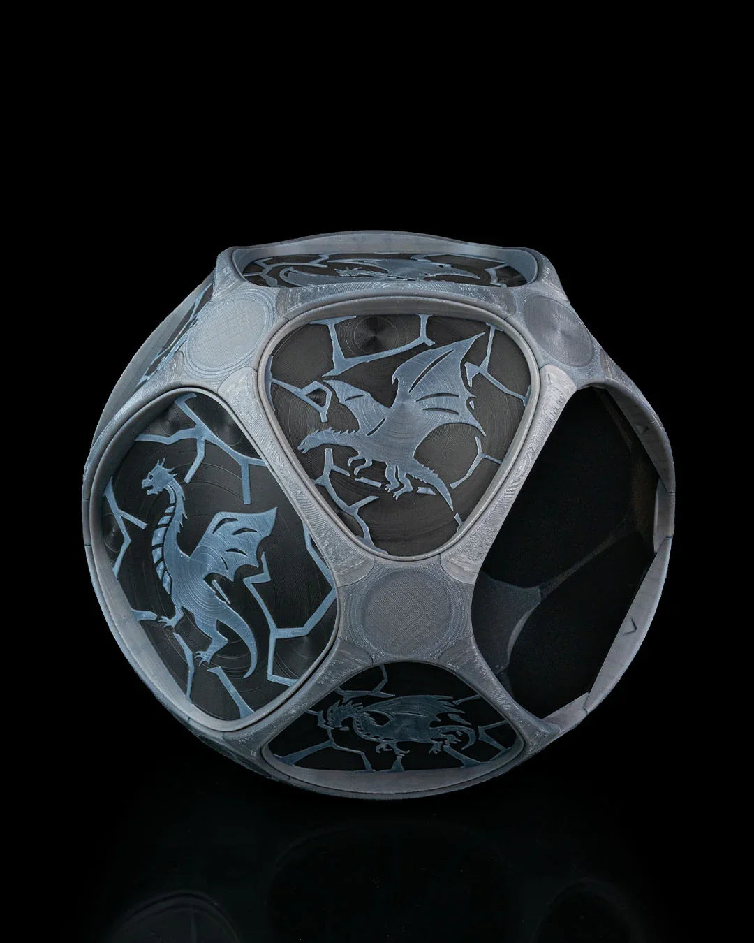 Dragon Pattern Pet Pod – For the Fiercely Cuddly - Fusion Layer 3D