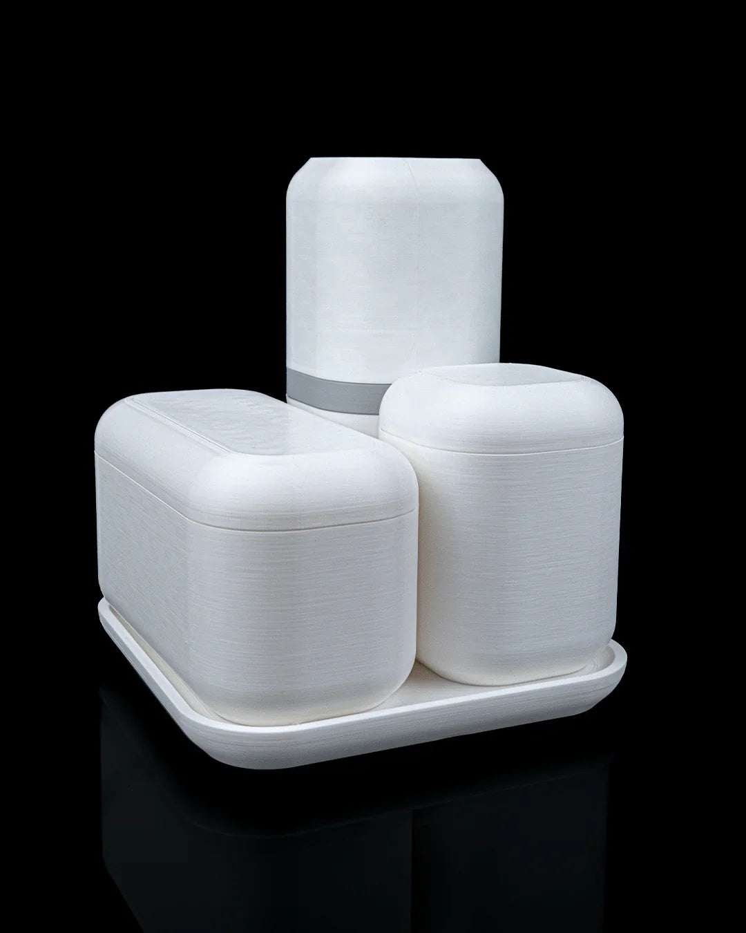 Essential Kit – Modern Bath Organizer Set for a Clean, Minimal Space - Fusion Layer 3D