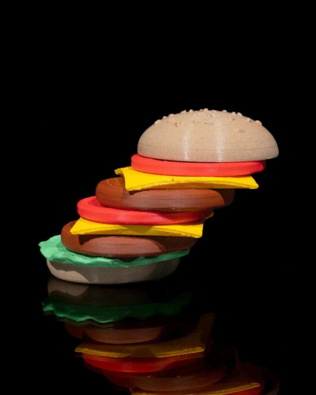 Fidget Burger – Stack, Spin & Satisfy Your Cravings! - Fusion Layer 3D