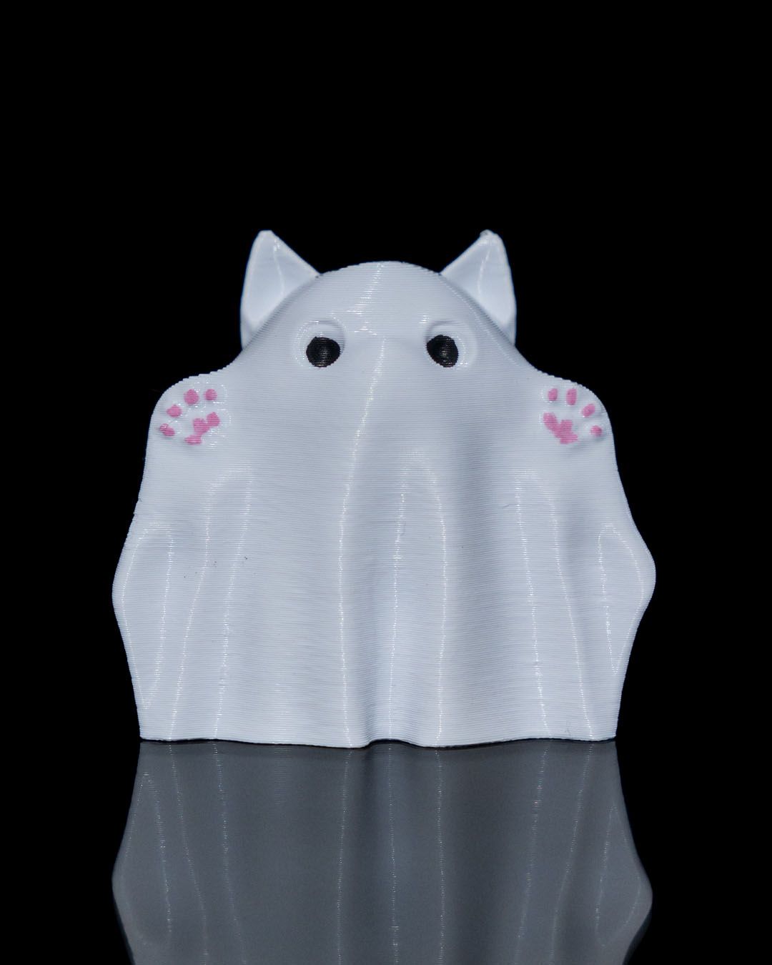 Ghost Kitty Boo Kitty Halloween Cat Figurines