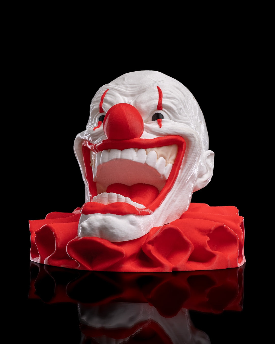 Creepy Clown Candy Holder – Scary Halloween Clown Bowl | Horror Party Table Decor | 3D Printed Circus Clown Candy Dish (7.5 Inches)
