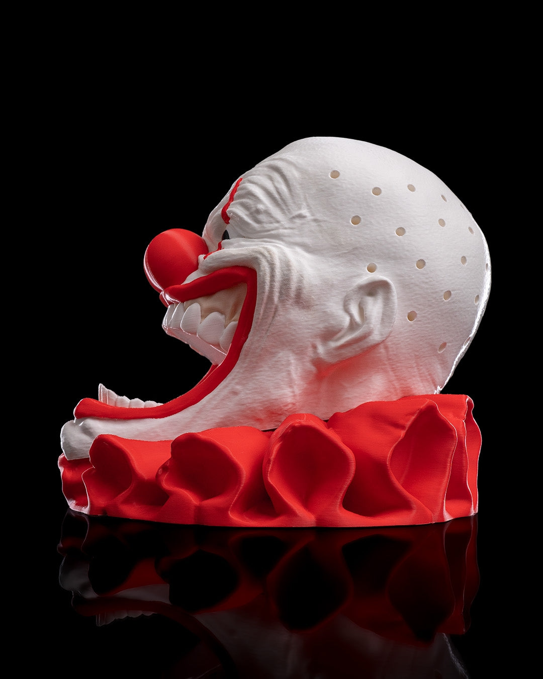 Creepy Clown Candy Holder – Scary Halloween Clown Bowl | Horror Party Table Decor | 3D Printed Circus Clown Candy Dish (7.5 Inches)