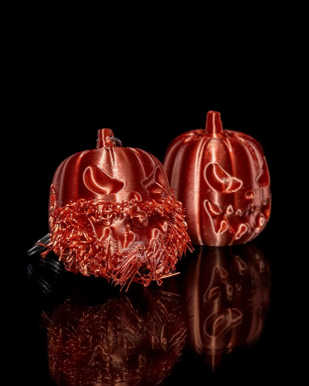 Hairy Pumpkin Keychain β Spooky, Silly, and Stress-Relieving! - Fusion Layer 3D
