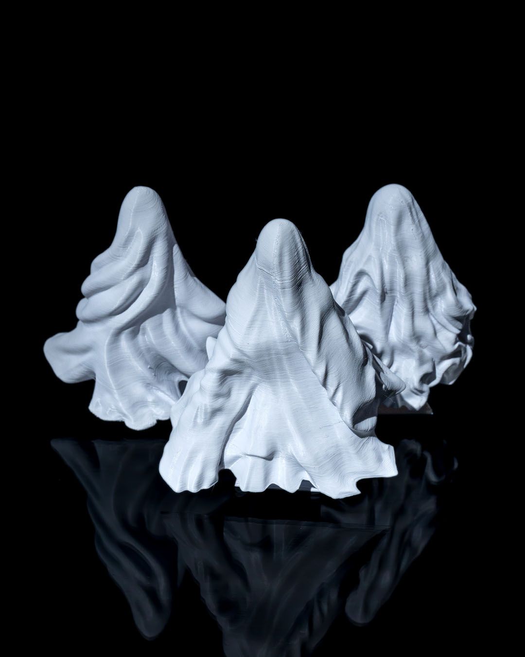 Haunting Ghosts Set of 3 Light Up Halloween Figures