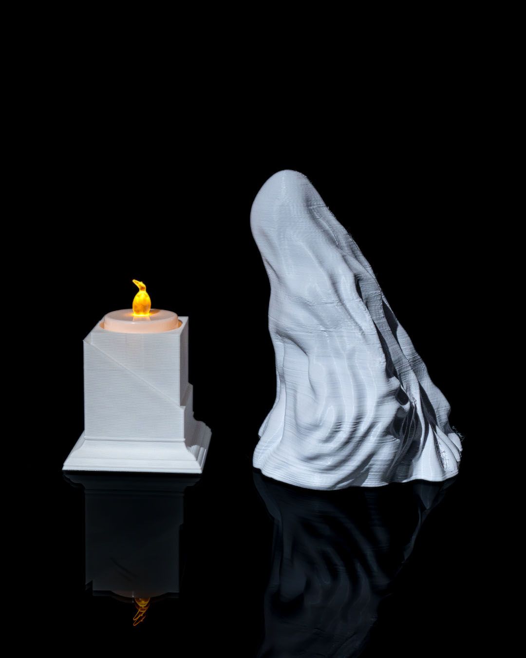 Haunting Ghosts Set of 3 Light Up Halloween Figures