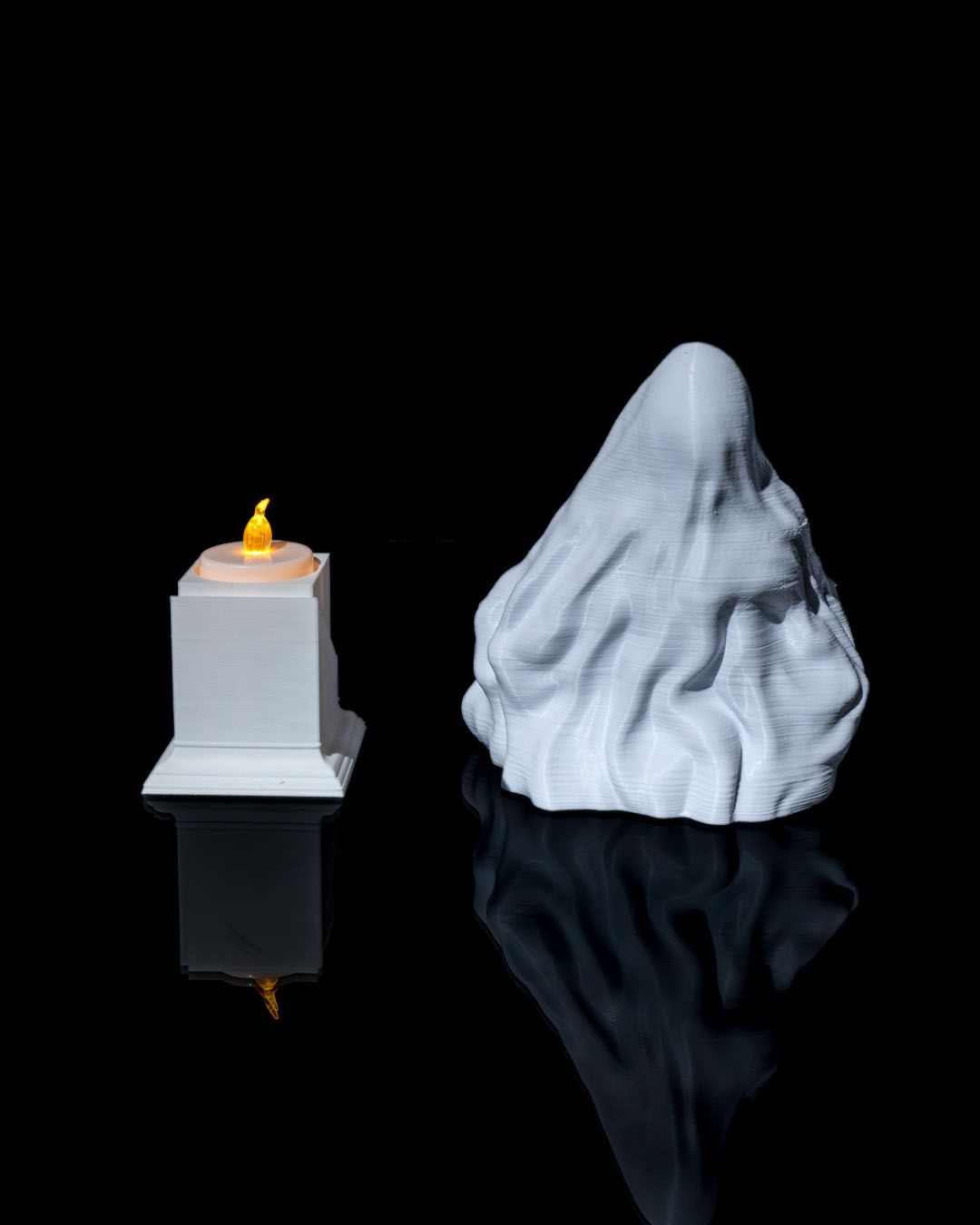 Haunting Ghosts Set of 3 Light Up Halloween Figures