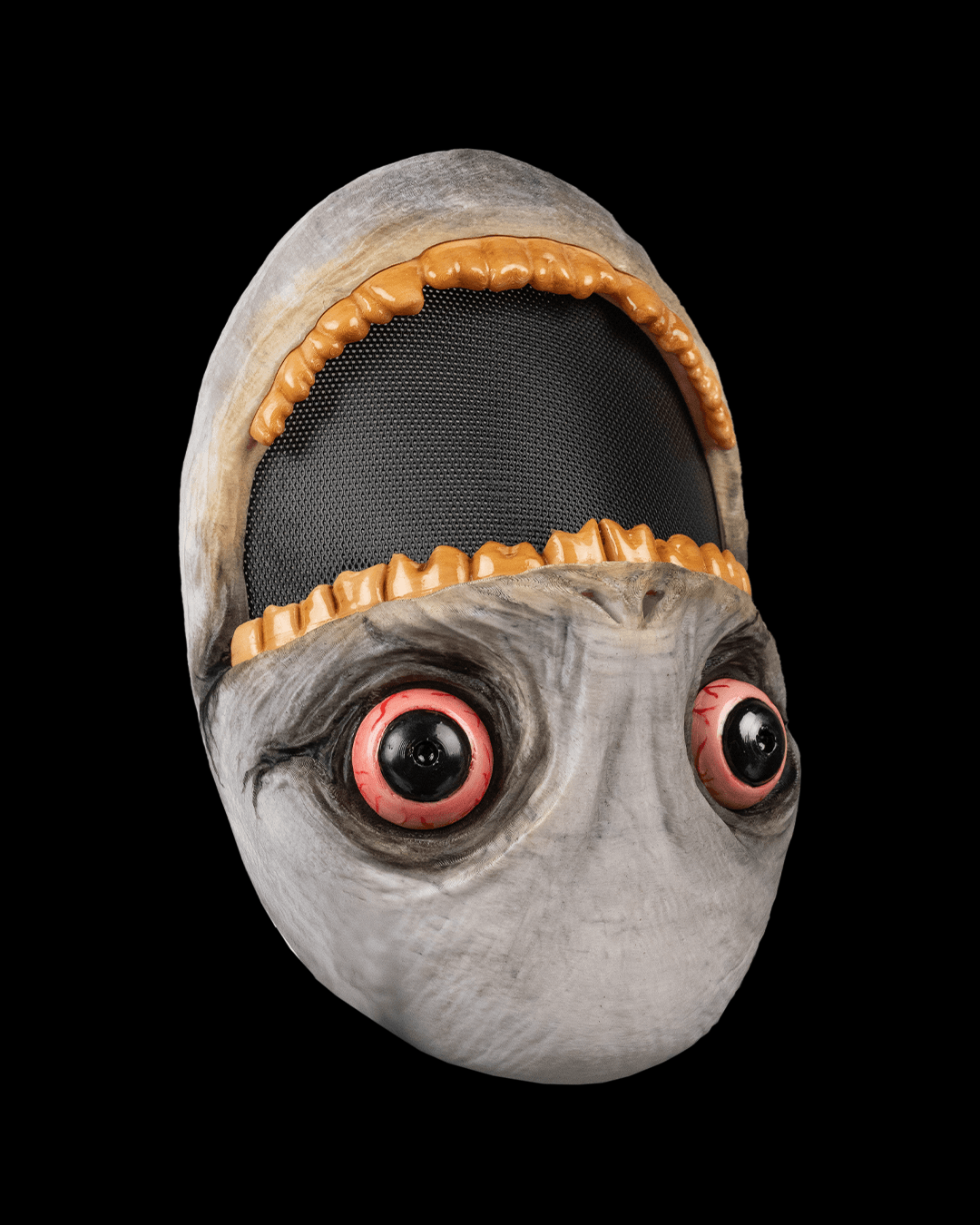 Inverted Grin Mask – Masquerade Macabre Collection | 3D Printed Creepy Face Halloween Cosplay Mask in 3 Sizes