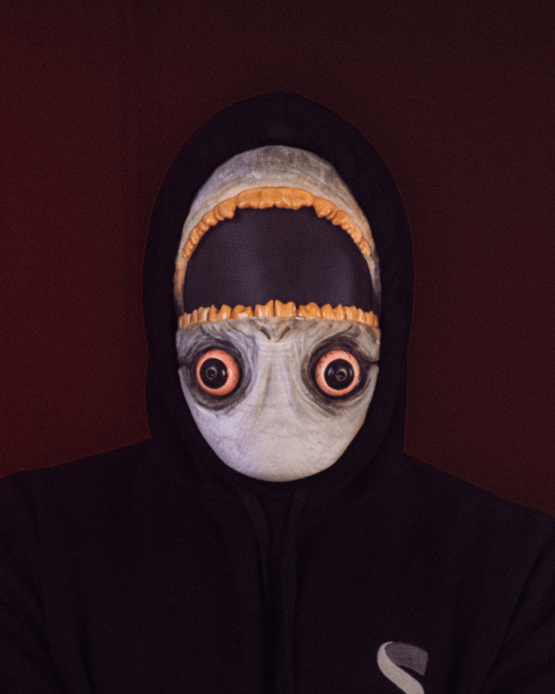Inverted Grin Mask – Masquerade Macabre Collection | 3D Printed Creepy Face Halloween Cosplay Mask in 3 Sizes