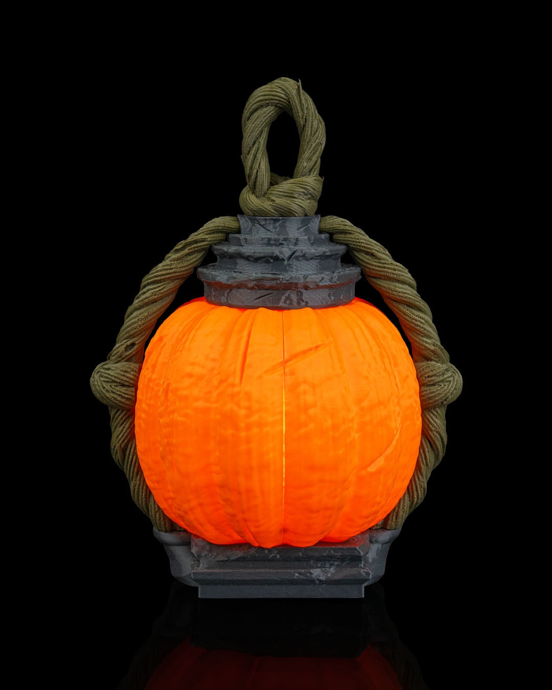 Jack O’ Glow Table Lamp – Halloween Pumpkin Lantern Décor | Spooky Jack-o’-Lantern Accent Light | 3D Printed Halloween Lamp (25 cm)
