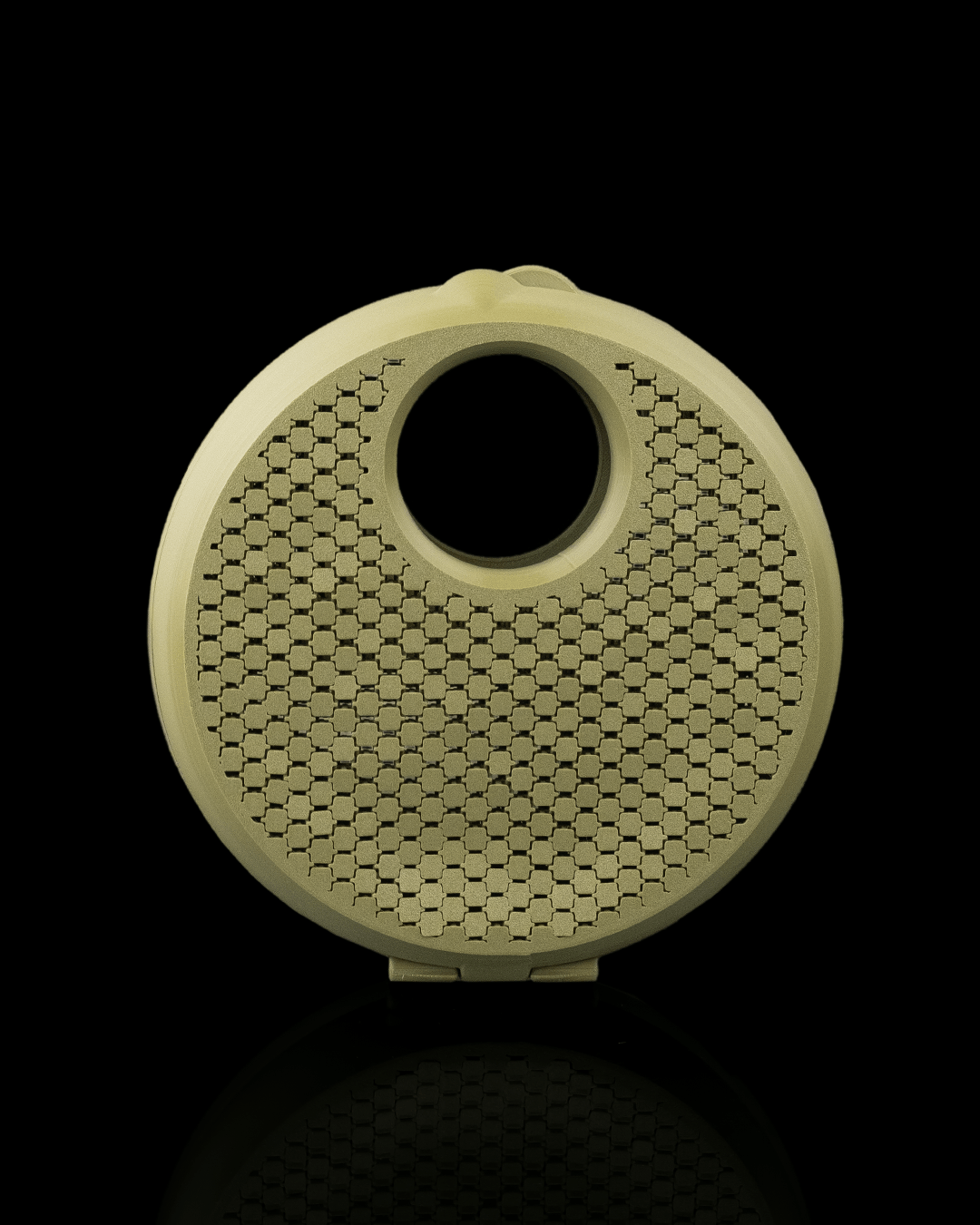 The Luna Purse – Celestial Mesh 3D Printed Crossbody Bag | Modern Circular Purse with Custom Strap Length