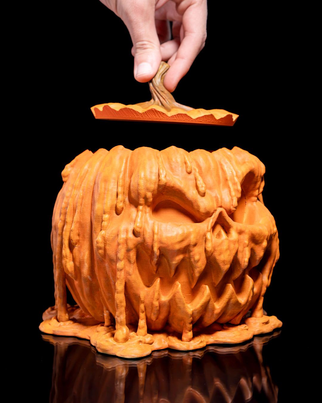 Melting Pumpkin Candy Dispenser
