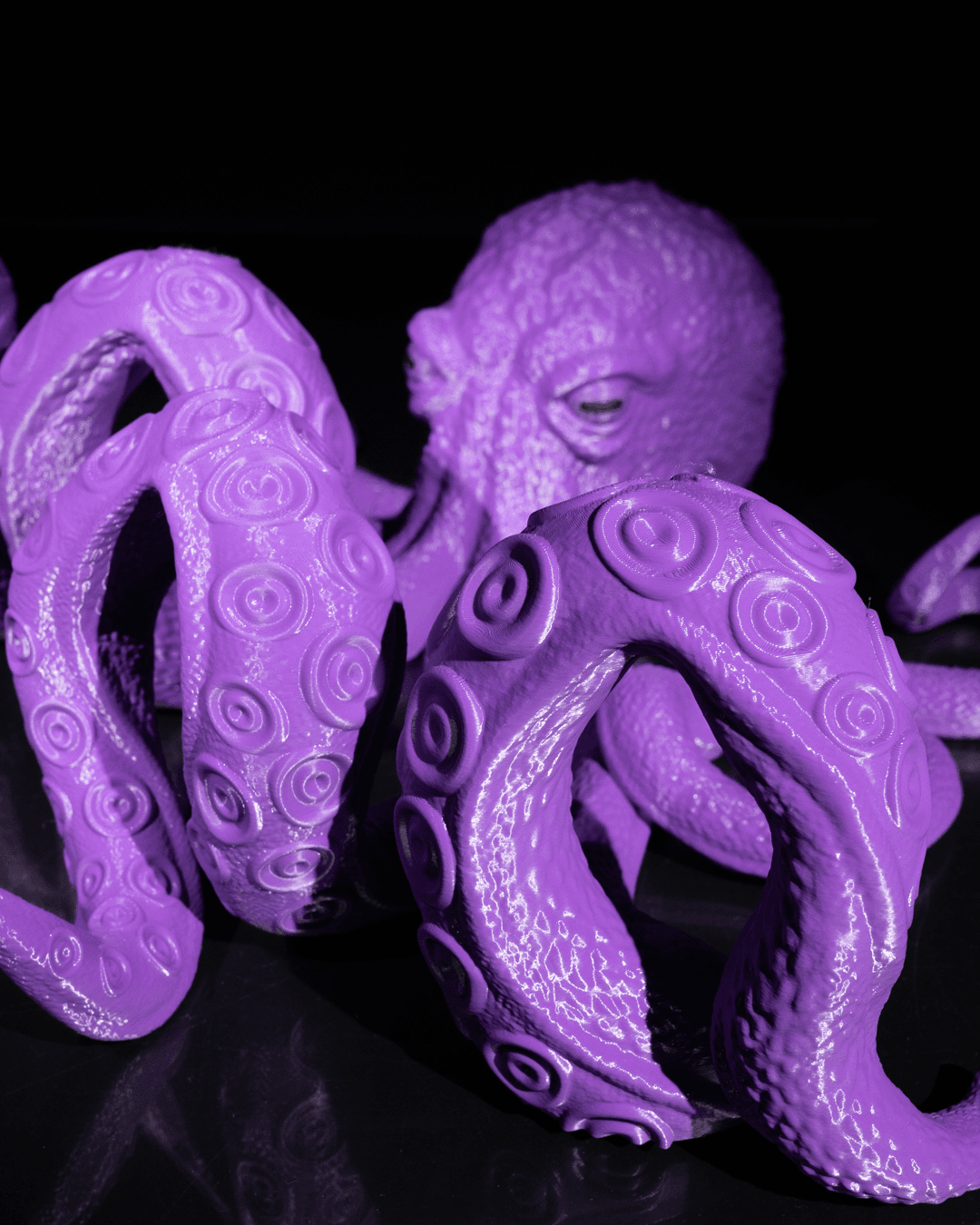 Octopus Controller & Headphone Holder – 3D Printed Gaming Stand | Compatible with PS5, Xbox & More