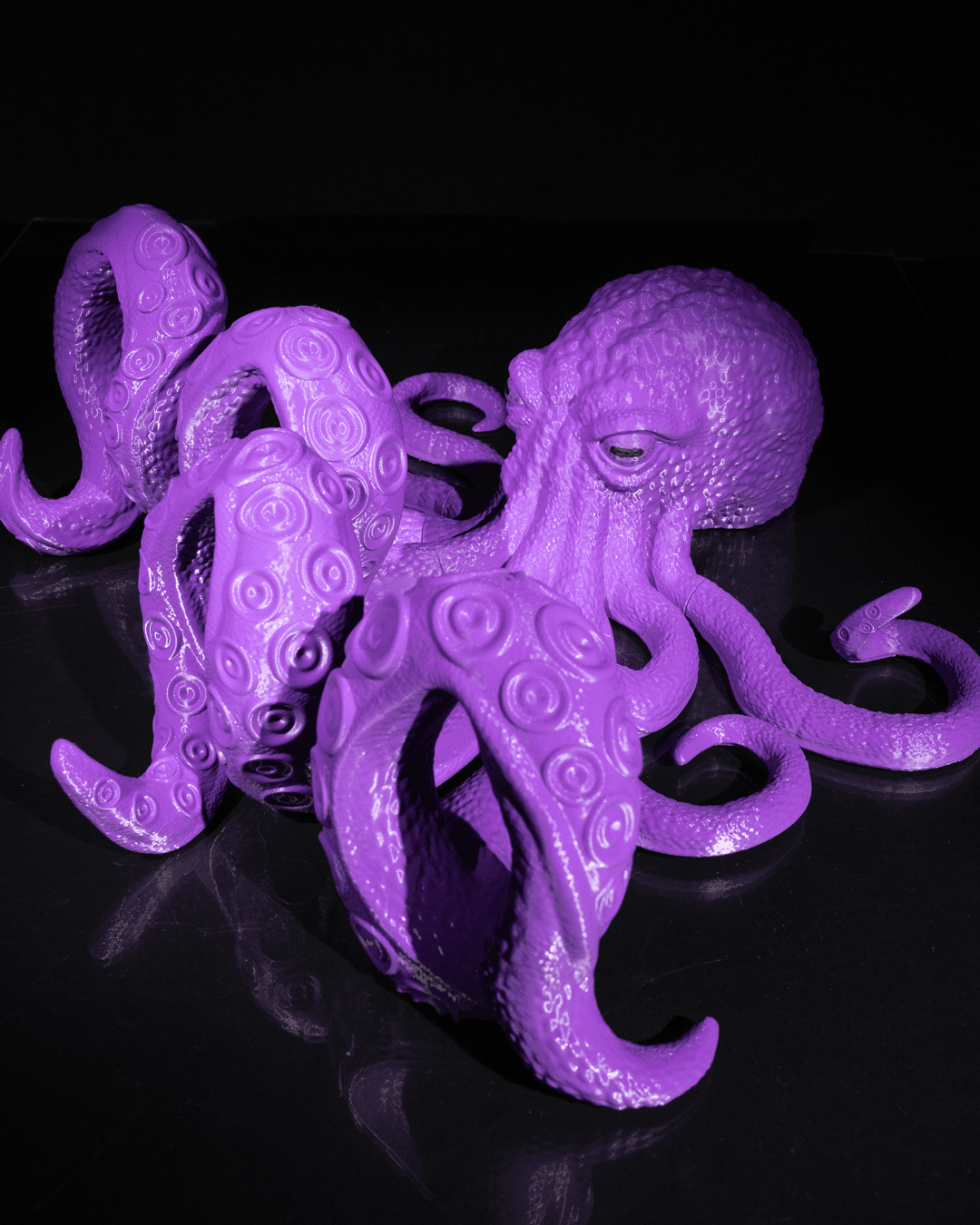 Octopus Controller & Headphone Holder – 3D Printed Gaming Stand | Compatible with PS5, Xbox & More