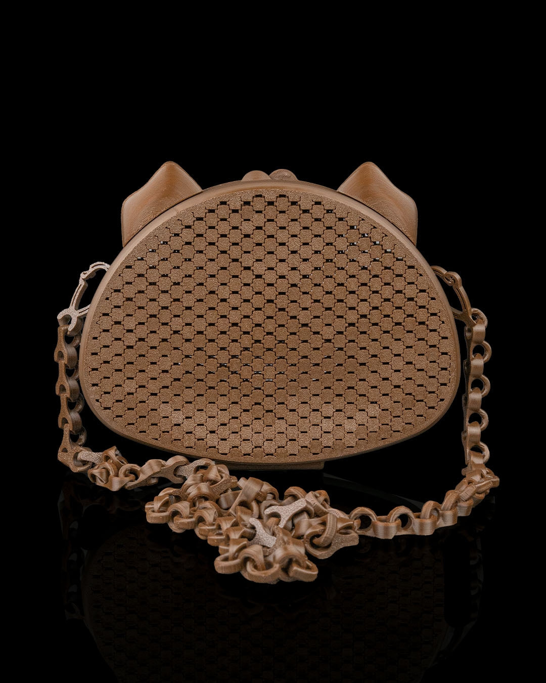 The Pupurse – Dog Ear Mesh 3D Printed Crossbody Bag | Playful Animal Lover Purse with Custom Strap Length