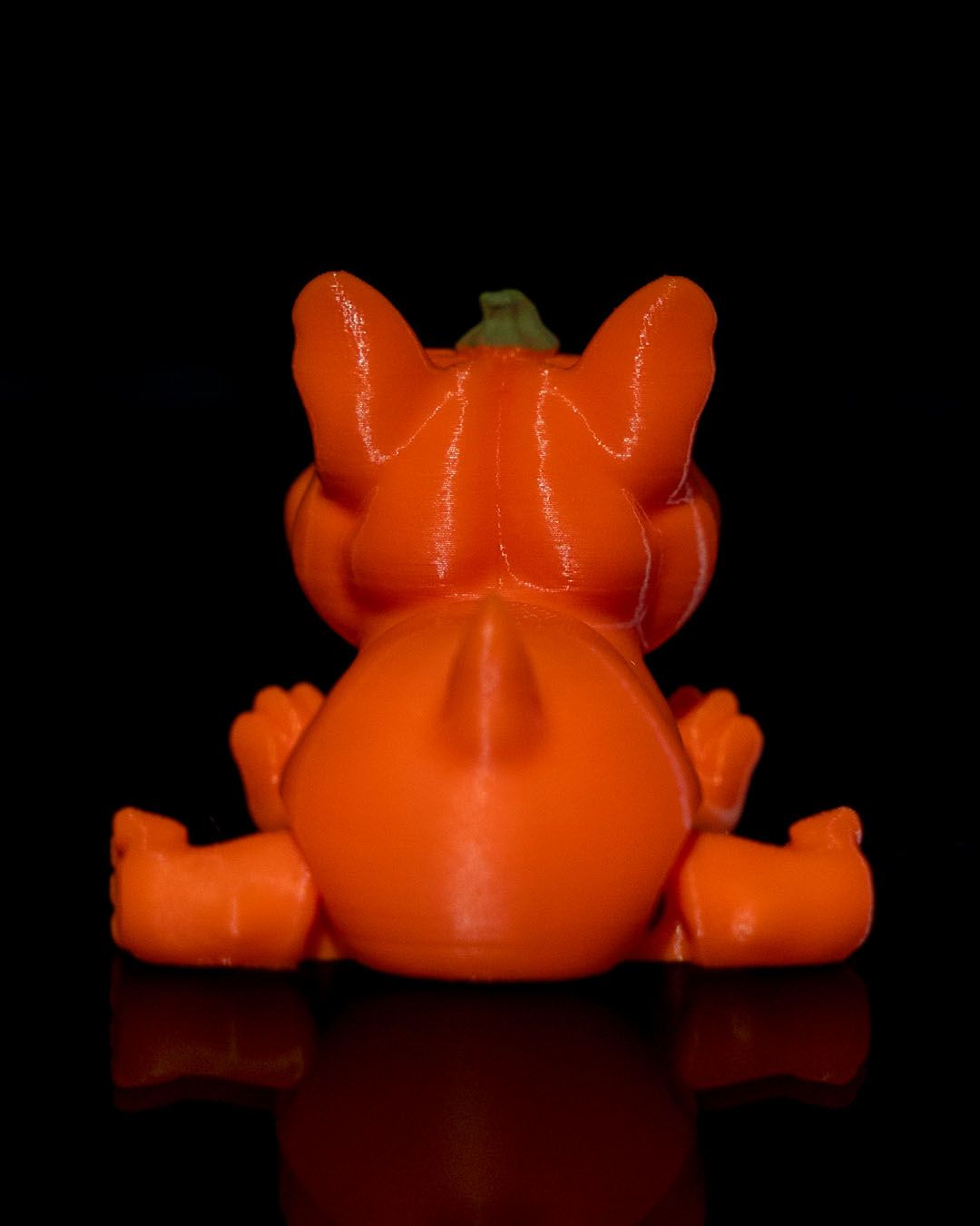 Pumpkin Pup Articulated Halloween Dog Figurine