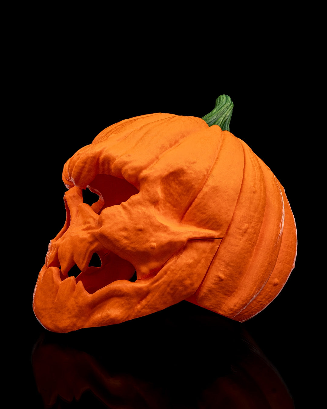 Pumpkin Head Mask – Creepy Jack O’ Lantern Halloween Mask | 3D Printed Horror Costume Prop | Scary Pumpkin Mask (3 Sizes)