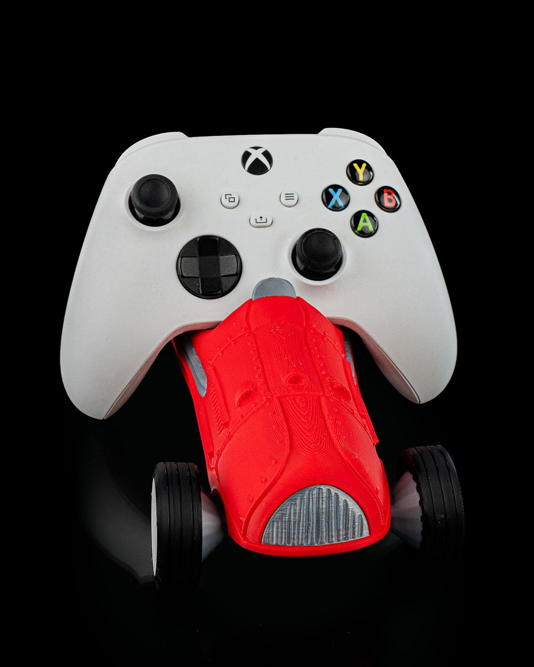 Racing Car Controller Holder – Retro Red Racer Stand for PS5, Xbox & More