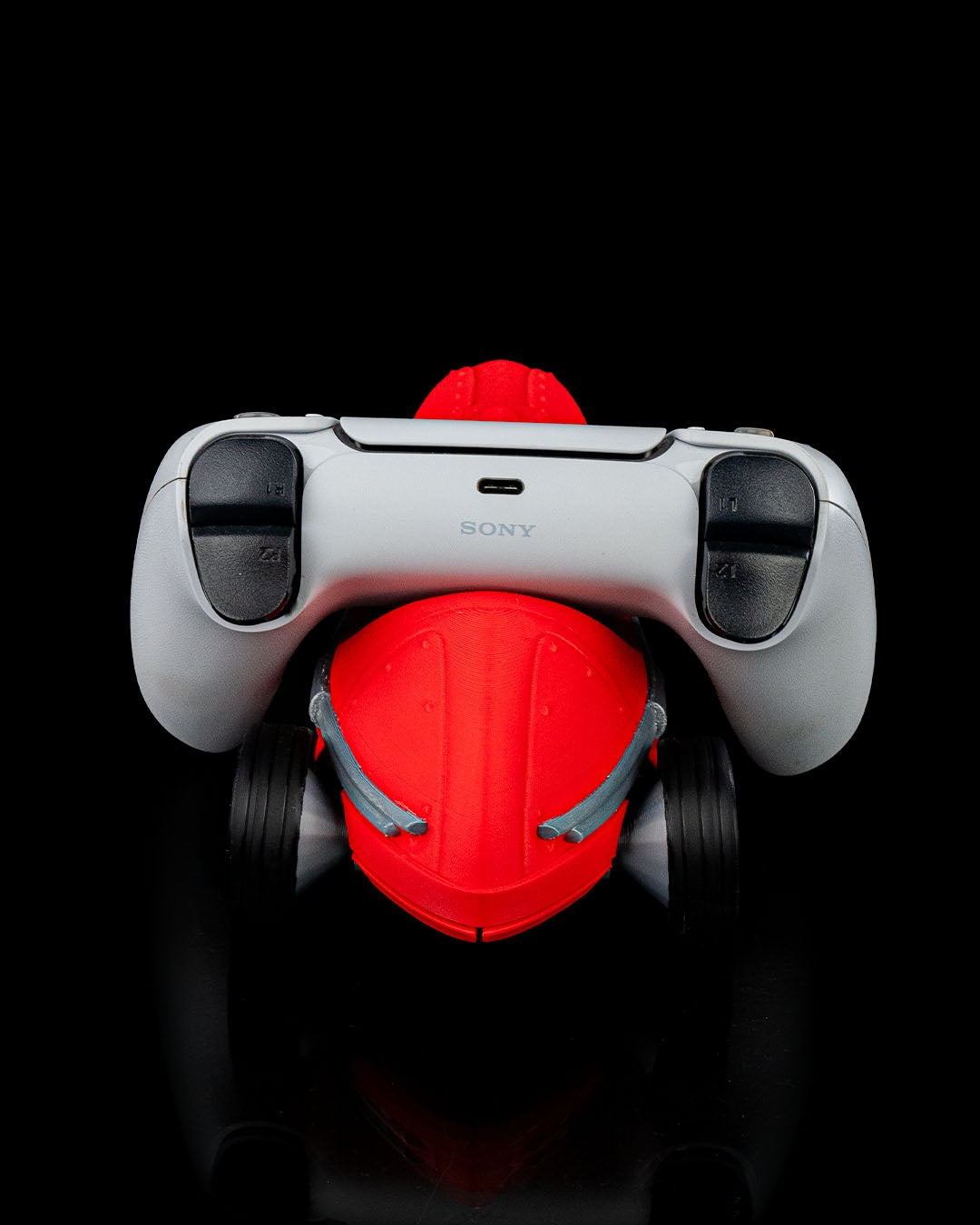 Racing Car Controller Holder – Retro Red Racer Stand for PS5, Xbox & More