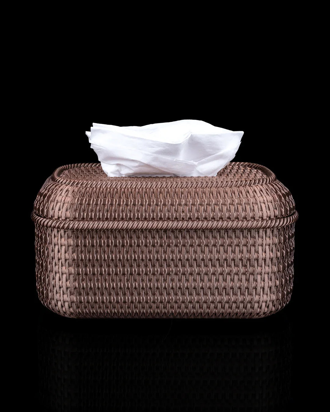 Rattan Retreat – Textured Bath Organizer Set for a Natural Touch - Fusion Layer 3D