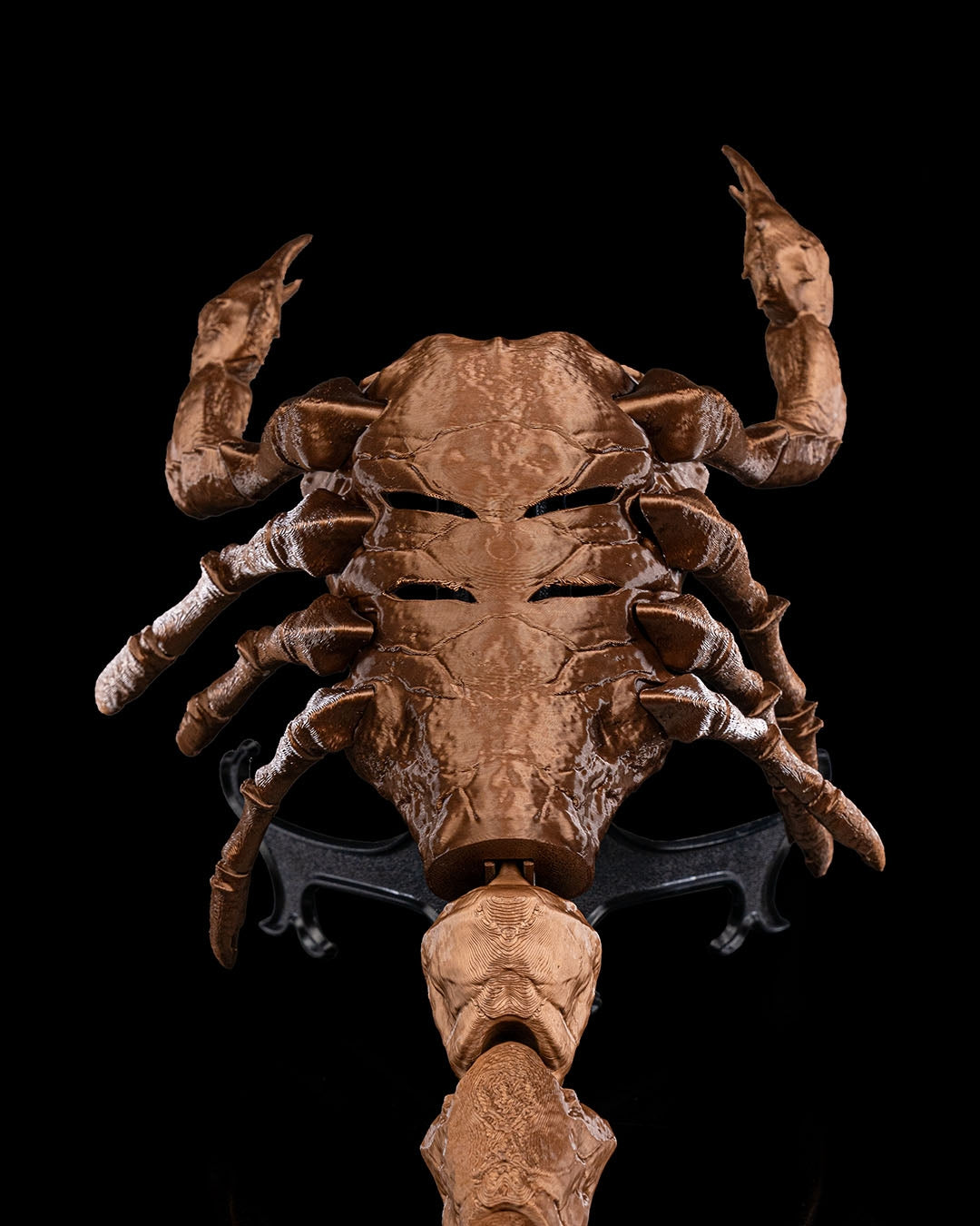 Scorpion Grasp Mask – Creepy Insect Halloween Mask | 3D Printed Scorpion Costume Prop | Horror Cosplay Mask (3 Sizes)