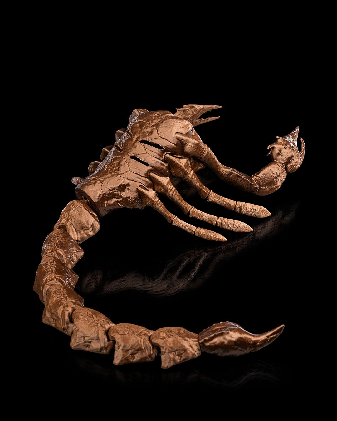 Scorpion Grasp Mask – Creepy Insect Halloween Mask | 3D Printed Scorpion Costume Prop | Horror Cosplay Mask (3 Sizes)