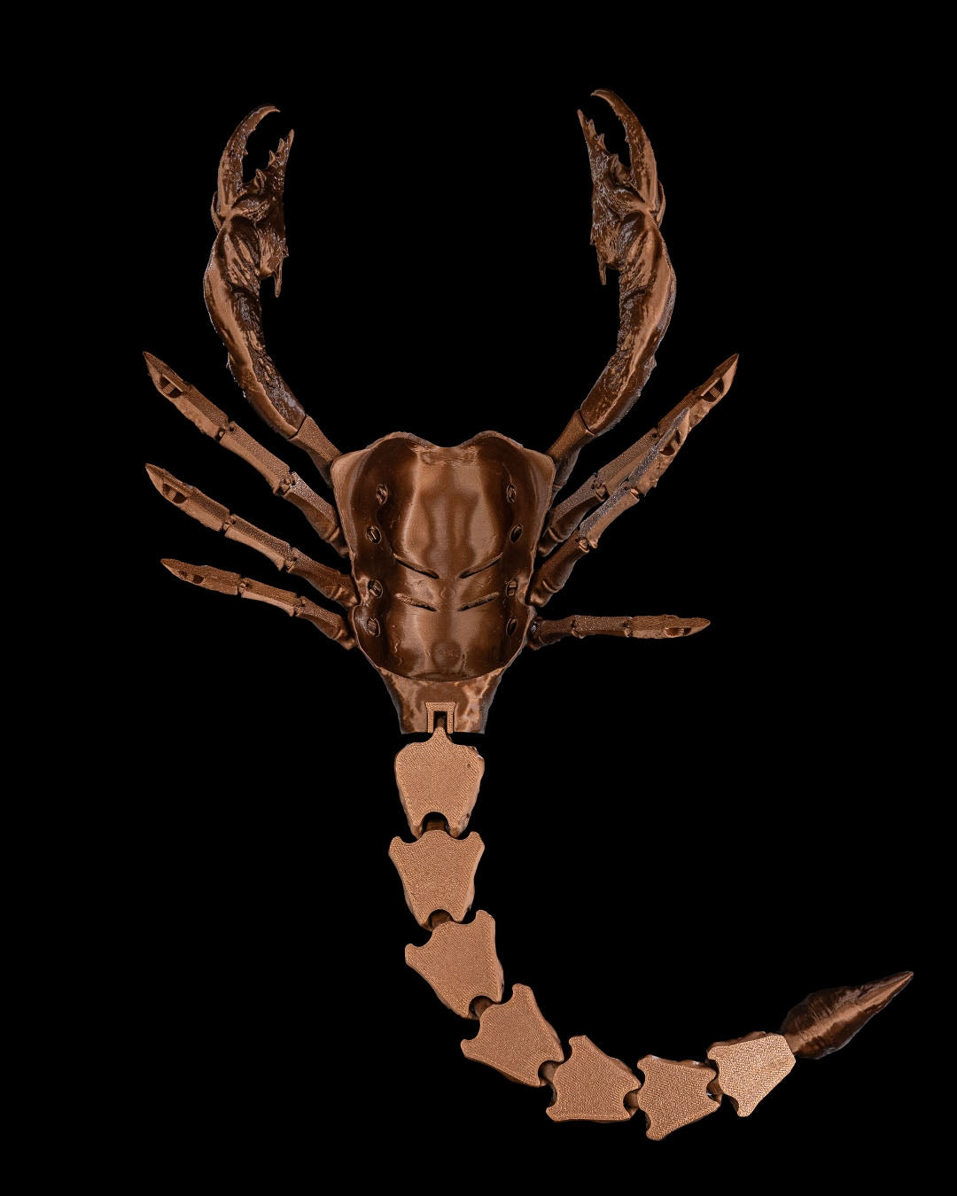 Scorpion Grasp Mask – Creepy Insect Halloween Mask | 3D Printed Scorpion Costume Prop | Horror Cosplay Mask (3 Sizes)