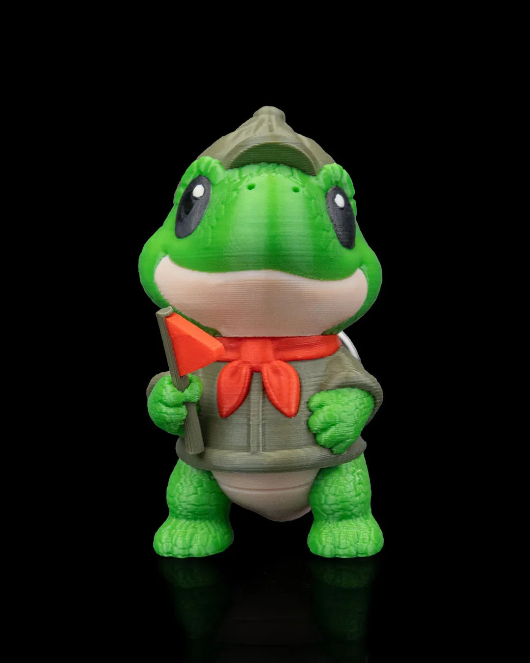 Scout-a-saurus Rex Keychain – Adventurous Dino Explorer - Fusion Layer 3D