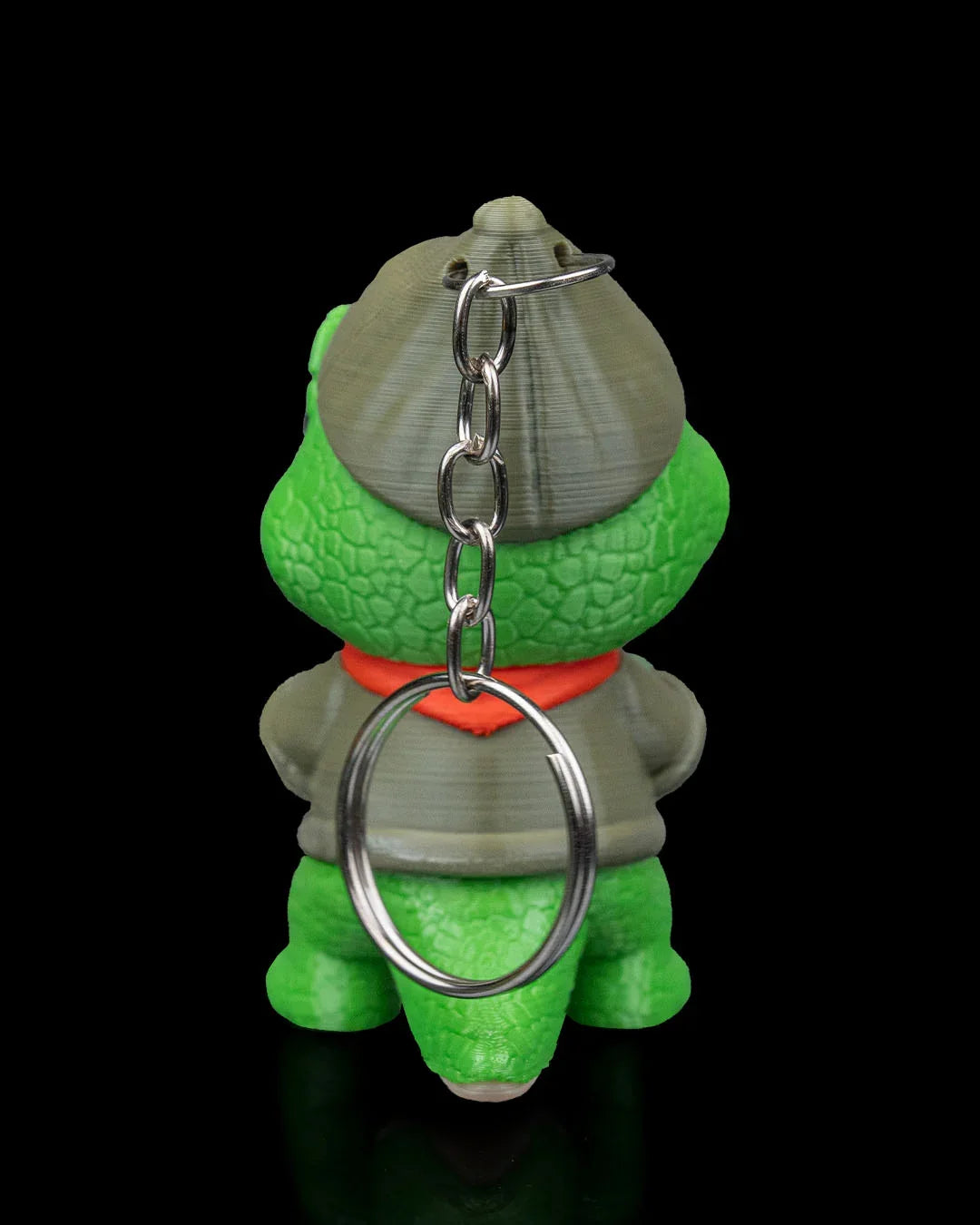 Scout-a-saurus Rex Keychain – Adventurous Dino Explorer - Fusion Layer 3D