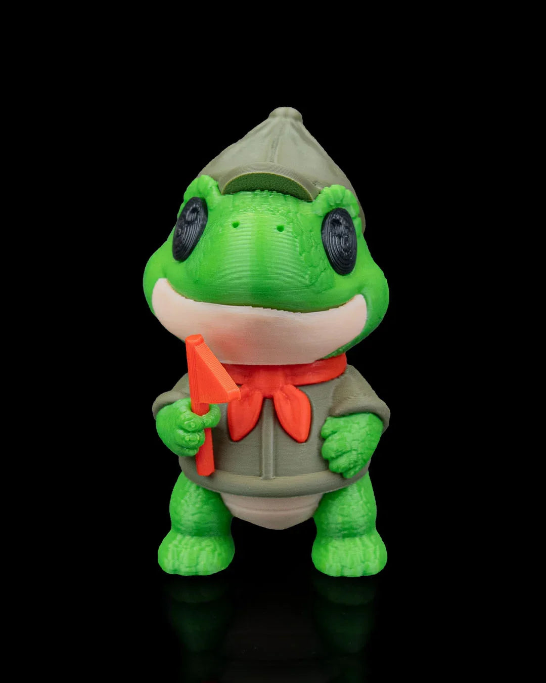 Scout-a-saurus Rex Keychain – Adventurous Dino Explorer - Fusion Layer 3D