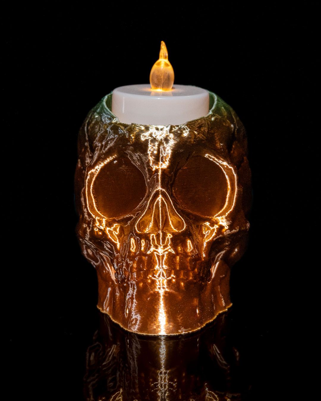 Skull Electric Candle Holder