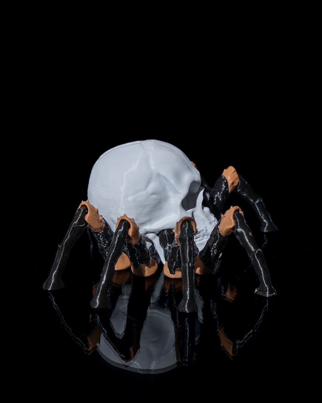 Skull Spider Articulated Halloween Decoration