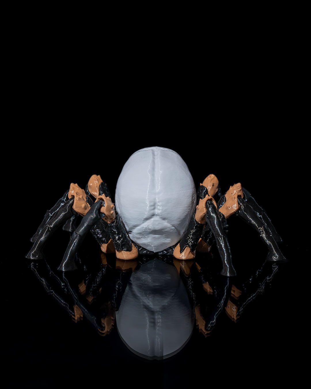 Skull Spider Articulated Halloween Decoration