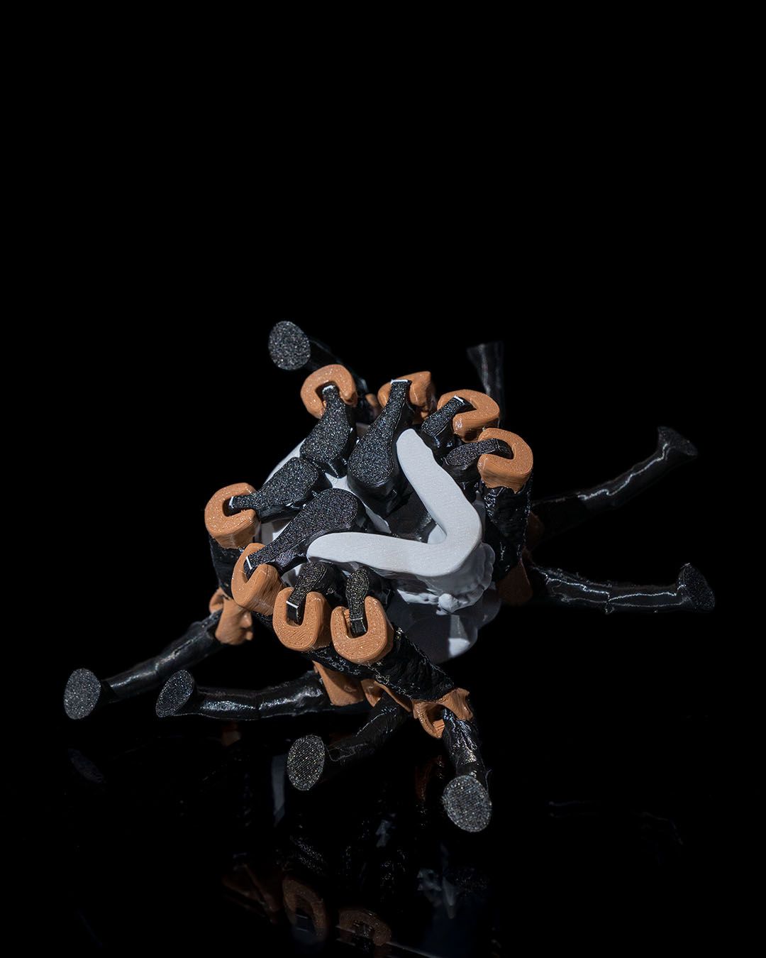 Skull Spider Articulated Halloween Decoration