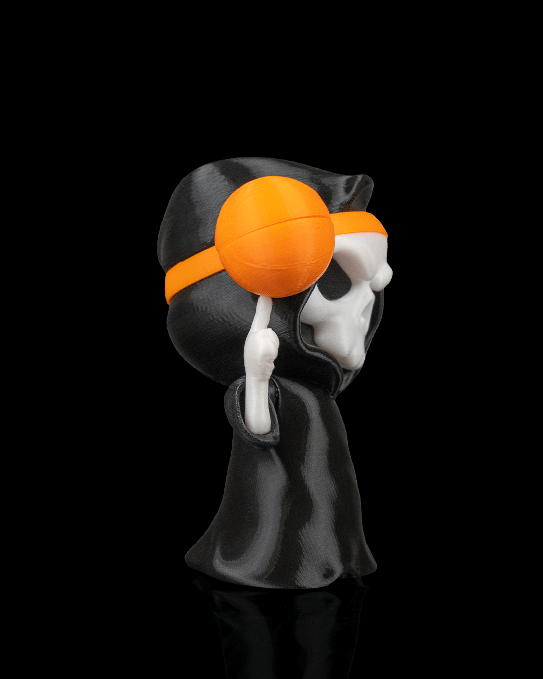 Slam Dunk Reaper Figurine – Grim Reaper with Basketball | 3D Printed Halloween Collectible | Killer Holidays Collection