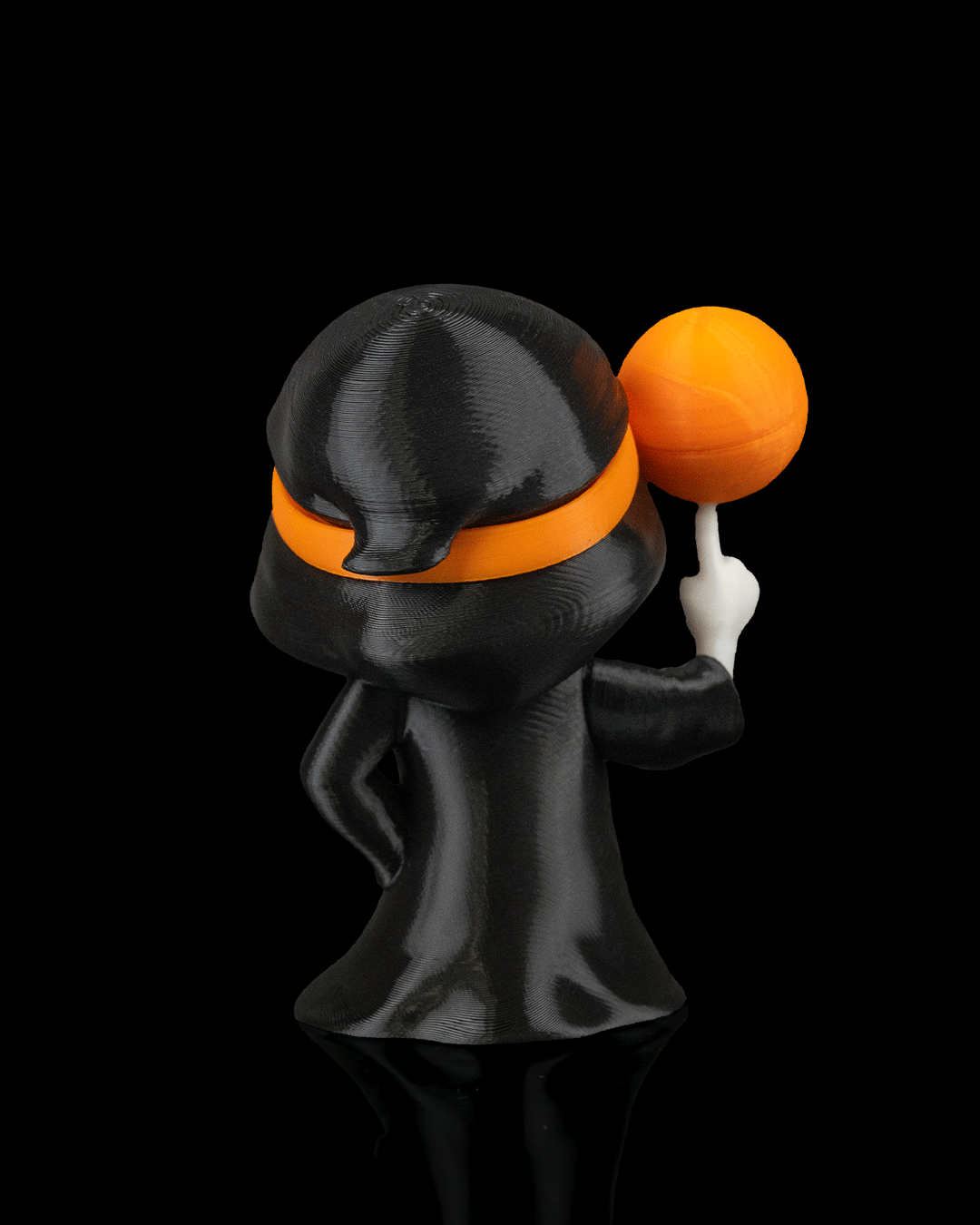 Slam Dunk Reaper Figurine – Grim Reaper with Basketball | 3D Printed Halloween Collectible | Killer Holidays Collection