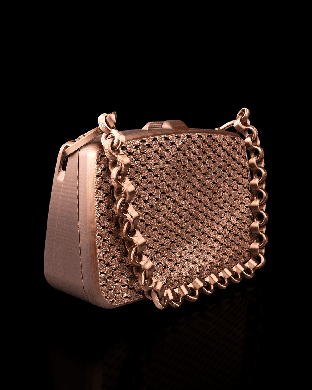 The Étoile Clutch – Elegant Mesh 3D Printed Evening Bag | Modern Gothic Crossbody or Handheld Purse